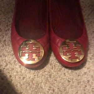 Tory Burch logo flats